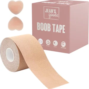 Boob tape met herbruikbare nipple covers
