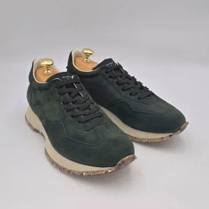Sneaker React Suede Moss Green