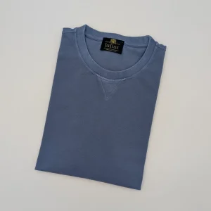 Cotton Sweater Island Mid Blue