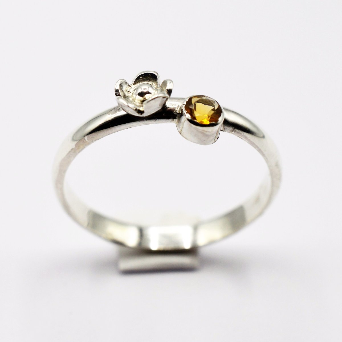 SierGoed.com ring bloem citrien - Afbeelding 2